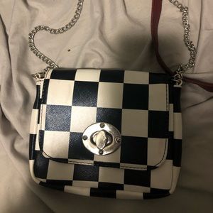 Checker purse